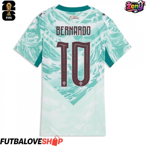 Dres Portugalsko Bernardo Silva #10 Preč pre Ženy MS 2026 Krátky Rukáv
